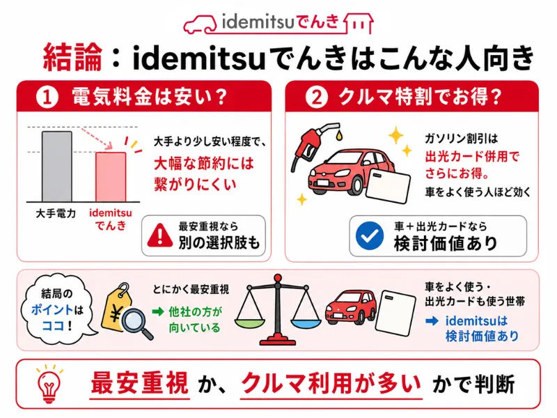 出光でんきがおすすめな人