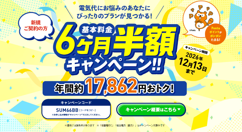 エネワンでんきキャンペーン