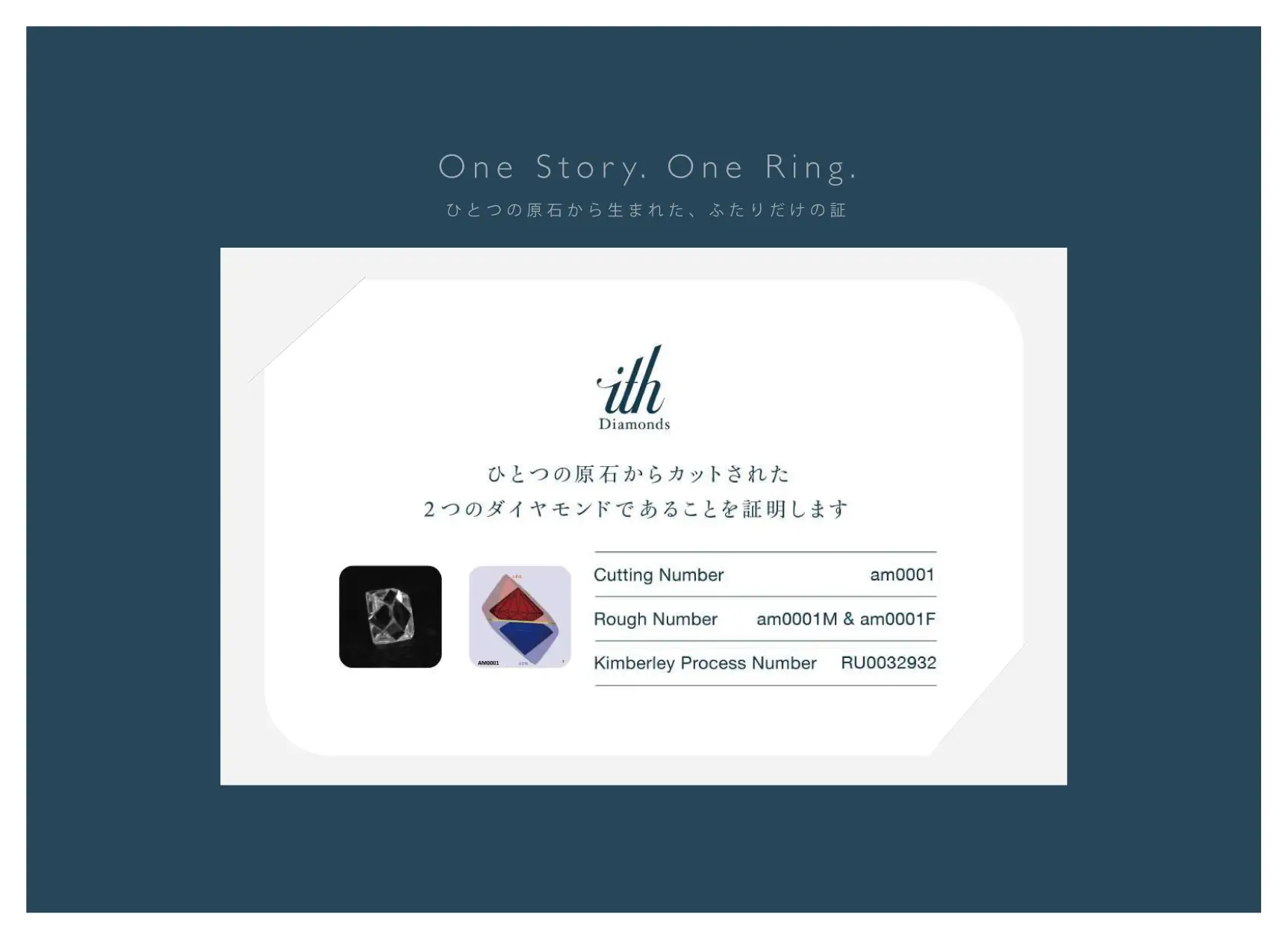 ith Diamonds 特別仕様ギャランティーカード