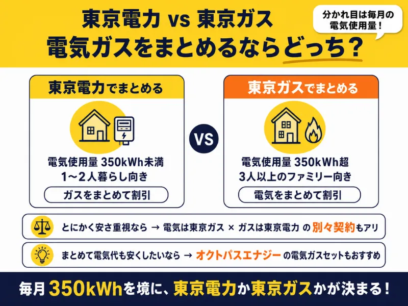 電気の使用量でおすすめは変わる