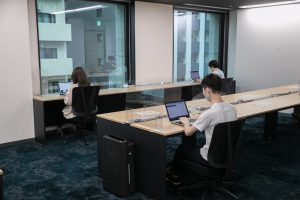 DMM WEBCAMPの教室の様子