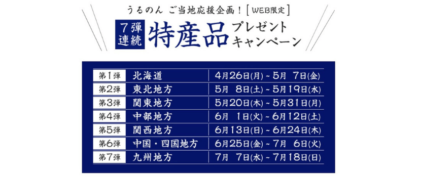 2021年5月~キャンペーン情報