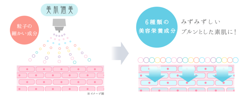 オプションの保湿ケア「美肌潤美」